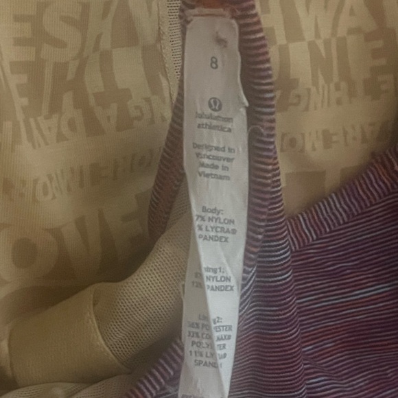 lululemon athletica Power Y Tank - Space Black March Multi - Picture 9 of 13